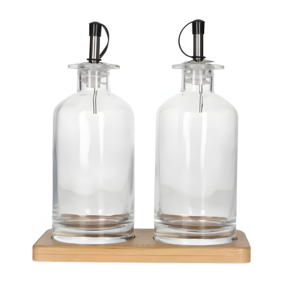Glass Oil Dispenser 300 ml - 2 Pcs
